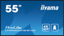 EAN 4948570122301 - iiyama LH5560UHS-B1AG pantalla de señalización Pizarra de caballete digital 138,7 cm (54.6") LED Wifi 500 imagen 2