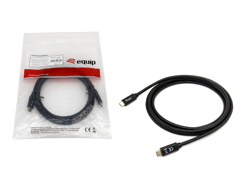 EAN 4015867243848 - Equip 128348 cable USB USB 3.2 Gen 1 (3.1 Gen 1) 0,5 m USB C Negro imagen 3