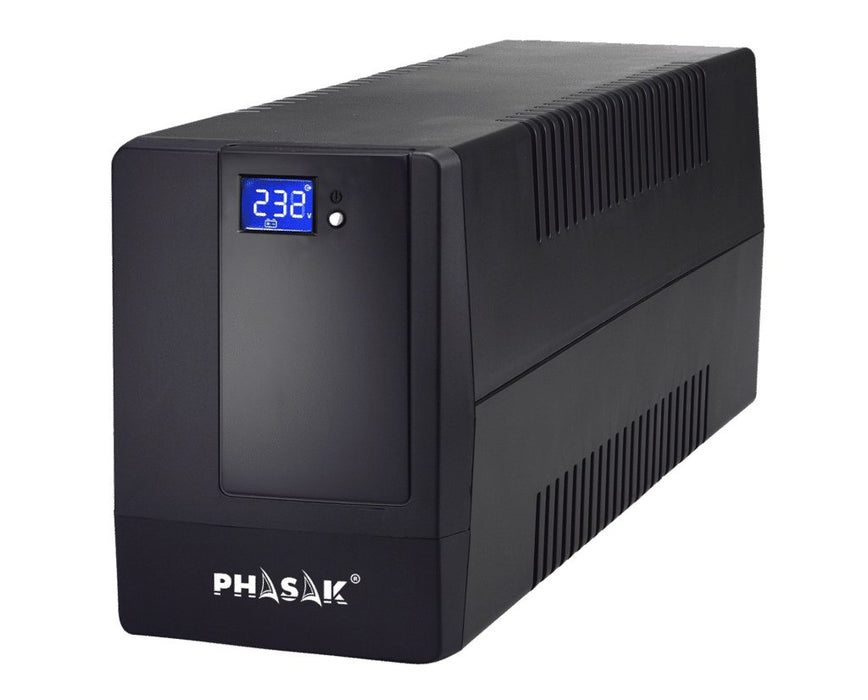 EAN 5605922015023 - Phasak Esential sistema de alimentación ininterrumpida (UPS) Línea interactiva 1 kVA 600 W 4 salidas AC imagen 6