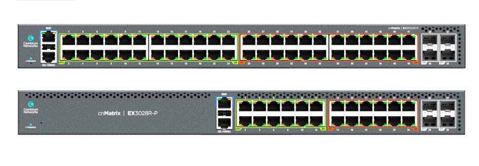 EAN 5715063505441 - Cambium Networks MXEX3028GXPA10 switch Gestionado 2.5G Ethernet (100/1000/2500) Energía sobre Ethernet (P imagen 1