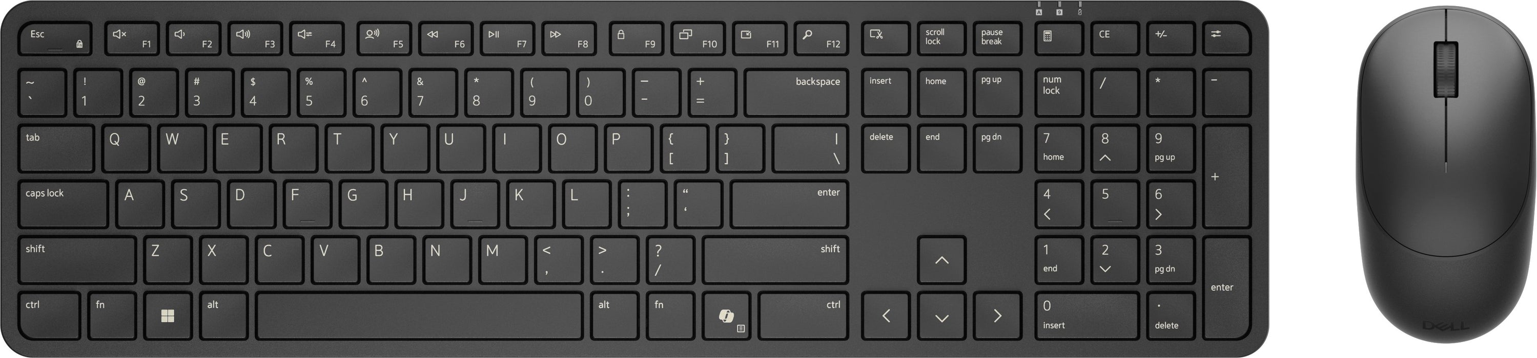 EAN 5397321023692 - DELL Pro 5 KM526 teclado Ratón incluido Hogar / Oficina RF inalámbrico QWERTY Internacional de EE.UU. Neg imagen 1