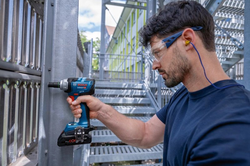 EAN 4059952610535 - Bosch GDS 18V-330 HC PROFESSIONAL 1/2" 2800 RPM 560 Nm Negro, Azul, Rojo imagen 5