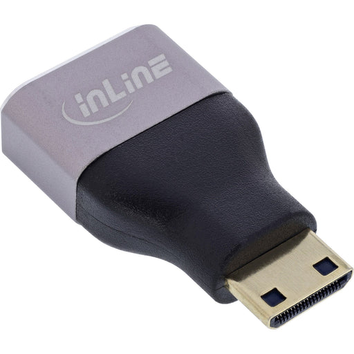 EAN 4043718338207 - InLine 17991C cambiador de género para cable HDMI A Mini HDMI C Negro, Gris imagen 1