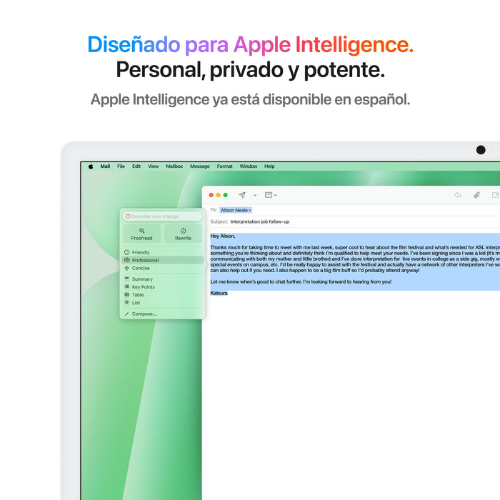 EAN 195949596599 - Apple iMac Apple M M4 59,7 cm (23.5") 4480 x 2520 Pixeles PC todo en uno 16 GB 256 GB SSD macOS Sequoia Wi imagen 5