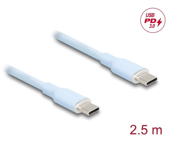 EAN 4043619812356 - DeLOCK 81235 cable USB USB 2.0 2,5 m USB C Azul imagen 2