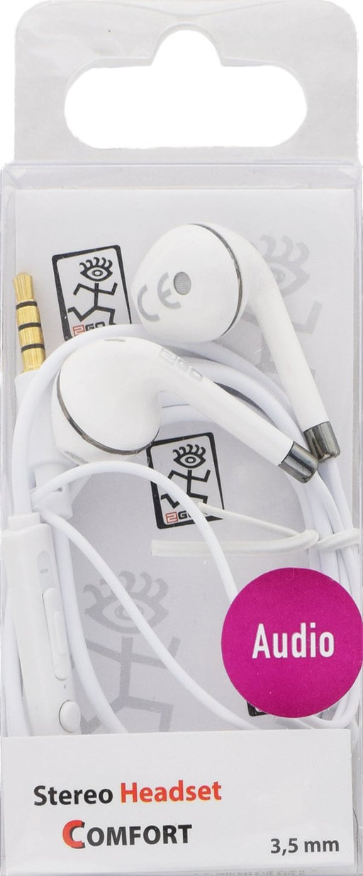 EAN 4010425959643 - 2GO 795964 auricular y casco Auriculares Alámbrico Dentro de oído Llamadas/Música Blanco imagen 2