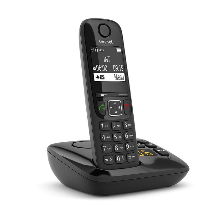 EAN 4250366854571 - Gigaset AS690A Teléfono DECT/analógico Negro imagen 1