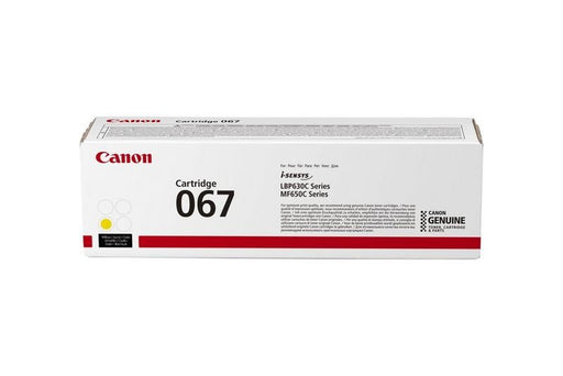 EAN 4549292187434 - Canon 067 cartucho de tóner 1 pieza(s) Original Amarillo imagen 1