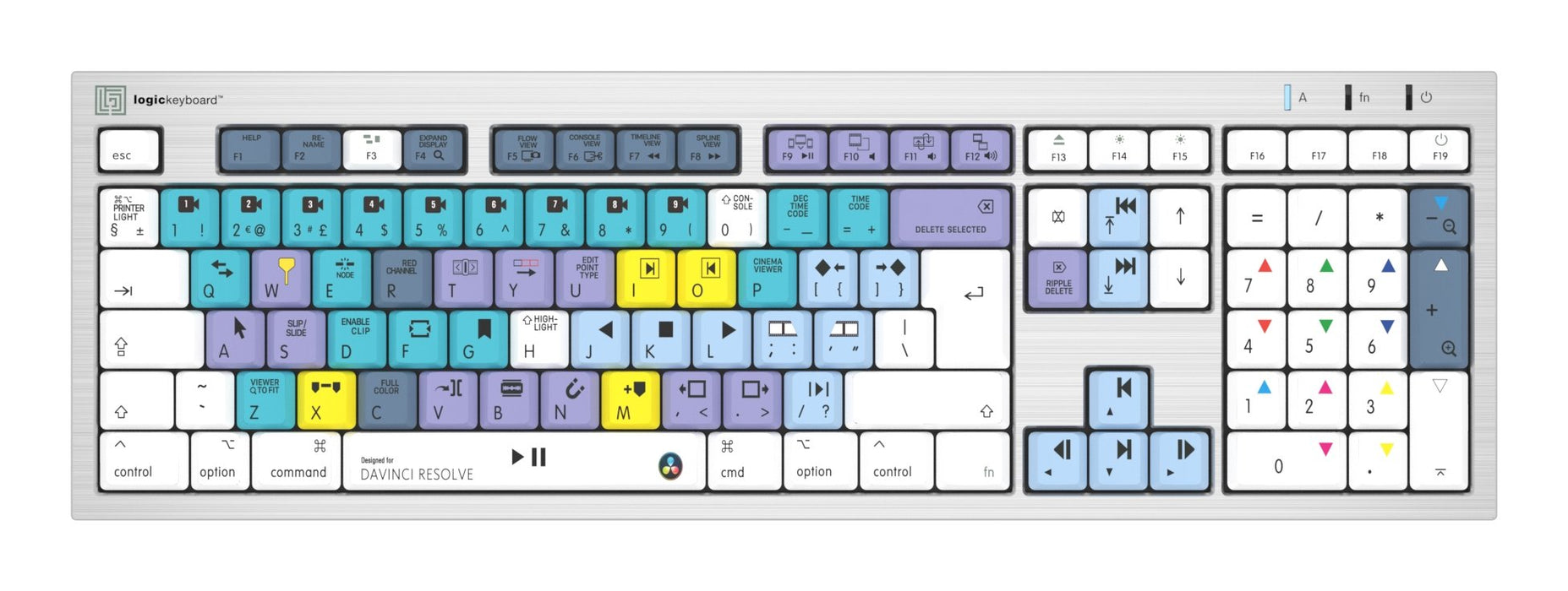 EAN 5707795021665 - Logickeyboard LKB-RESC-CWMU-UK teclado Oficina USB QWERTY Inglés Plata imagen 1