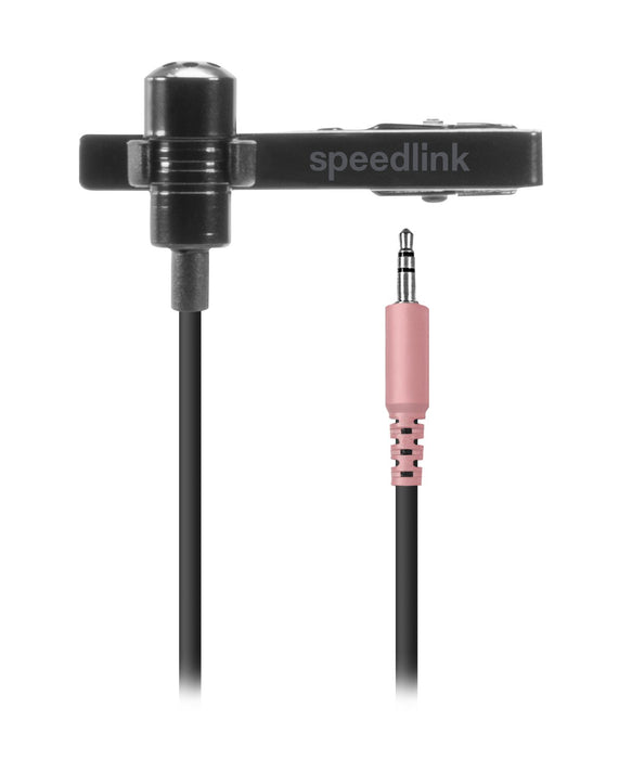 EAN 4027301776560 - SPEEDLINK SPES Negro Micrófono con pinza de enganche imagen 1