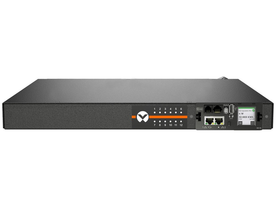 EAN 4061471345393 - Vertiv Geist MU05M1R0-12CF17-2C20A9H00-S unidad de distribución de energía (PDU) 12 salidas AC 0U Negro imagen 1