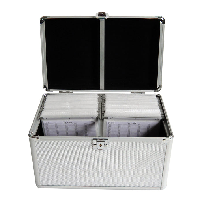 EAN 4260057123374 - MediaRange BOX75 funda para discos ópticos Maleta rígida 200 discos Plata imagen 3