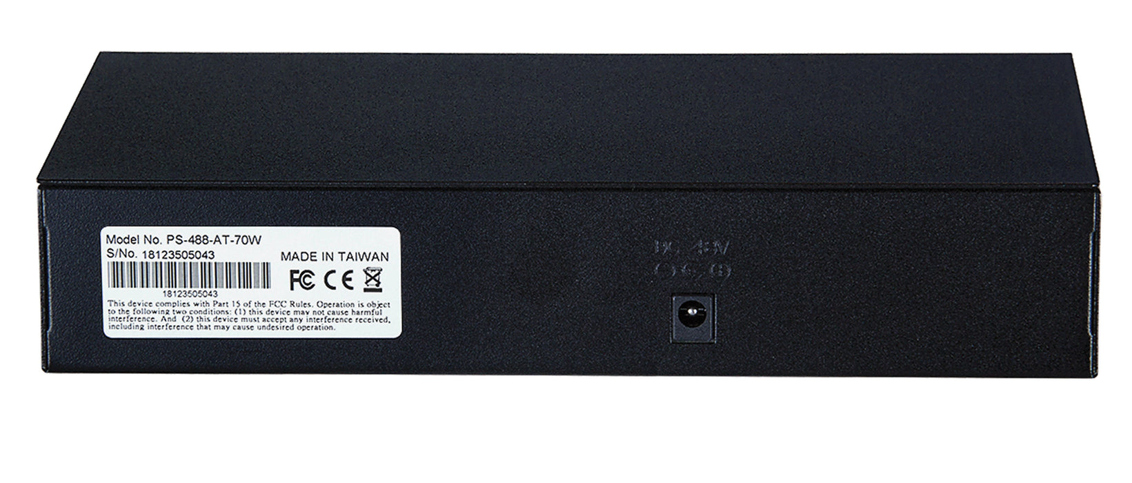 EAN 766623560764 - Intellinet 560764 switch Fast Ethernet (10/100) Energía sobre Ethernet (PoE) Negro imagen 4