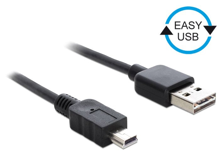 EAN 4043619851584 - DeLOCK 0.5m, USB2.0-A/USB2.0 Mini-B cable USB 0,5 m USB A USB B Negro imagen 1