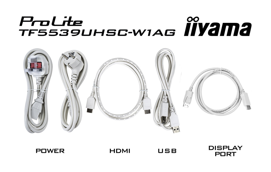 EAN 4948570118076 - iiyama TF5539UHSC-W1AG pantalla de señalización 139,7 cm (55") LED 500 cd / m² 4K Ultra HD Blanco Pantall imagen 19
