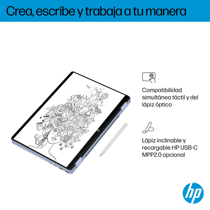 EAN 0199896061667 - HP OmniBook 5 Flip 2-in-1 Laptop 14-fp0044ns Intel Core 5 120U 35,6 cm (14") Pantalla táctil 2K 16 GB LPD imagen 8