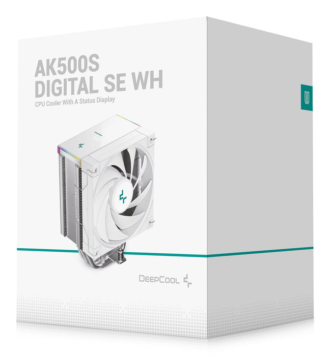 EAN 6933412729549 - DeepCool AK500S Digital SE WH Procesador Refrigerador de aire 12 cm Blanco 1 pieza(s) imagen 9