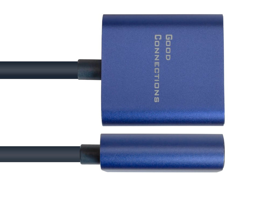 EAN 4014619709151 - Alcasa DP-AD07 adaptador de cable de vídeo 0,2 m DisplayPort HDMI Azul imagen 3