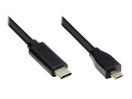 EAN 4014619366828 - Alcasa GC-M0124 cable USB 3 m USB Tipo C Micro USB Type-B Negro imagen 1