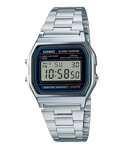 EAN 4971850436553 - Casio A158WA-1DF reloj Reloj de pulsera Acero inoxidable imagen 1