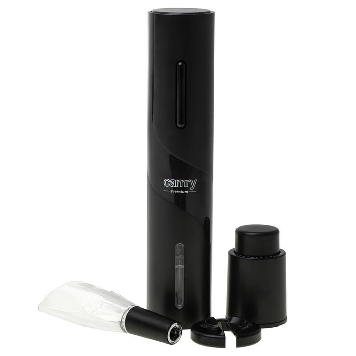 Abridor De Vinos Eléctrico Camry Cr 4510  Juego, Negro