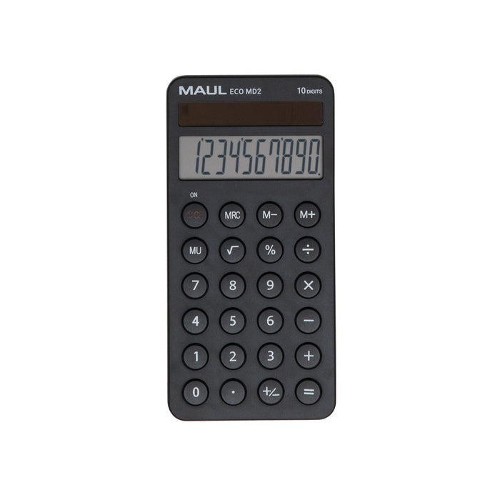 EAN 4002390092852 - MAUL ECO MD2 calculadora Bolsillo Calculadora básica Negro imagen 1