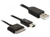 EAN 4043619827077 - DeLOCK USB 2.0/iPhone + mini USB cable de teléfono móvil Negro 0,3 m USB A Apple 30-pin imagen 1