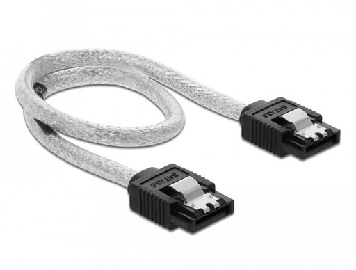 EAN 4043619853410 - DeLOCK 85341 cable de SATA 0,3 m SATA 7-pin Negro, Transparente imagen 1
