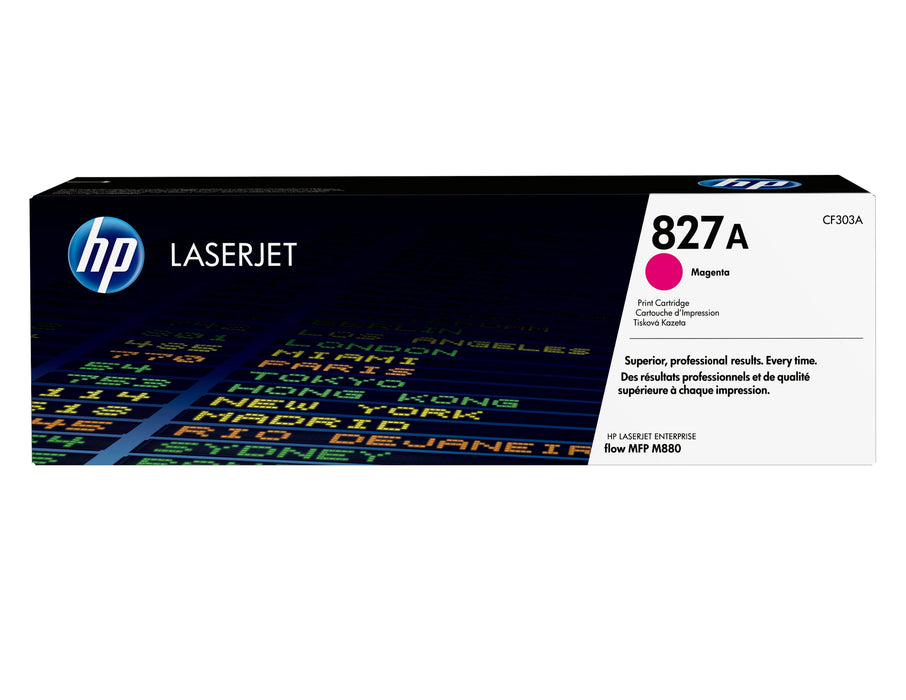 EAN 0887111323941 - HP 827A Magenta Original LaserJet Toner Cartridge cartucho de tóner 1 pieza(s) imagen 1