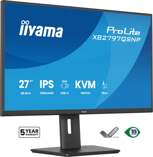 EAN 4948570125944 - iiyama ProLite XB2797QSNP-B1 pantalla para PC 68,6 cm (27") 2560 x 1440 Pixeles Quad HD LED Negro imagen 1