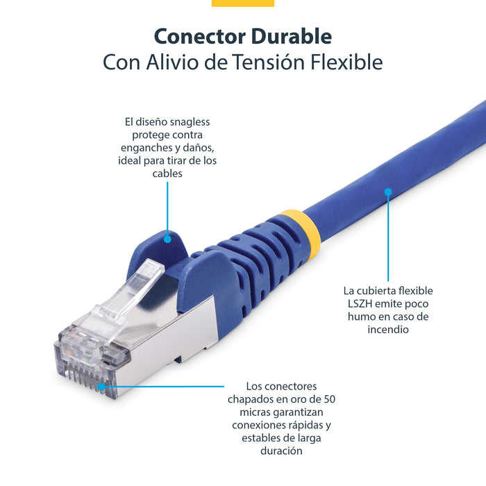 EAN 65030908573 - StarTech.com NLBL-50C-CAT8-PATCH cable de red 0,5 m S/FTP (S-STP) imagen 6