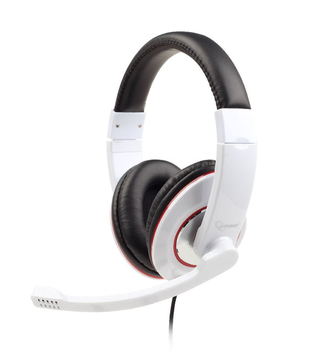 EAN 8716309079501 - Gembird MHS-001-GW auricular y casco Auriculares Alámbrico Diadema Llamadas/Música Blanco imagen 1
