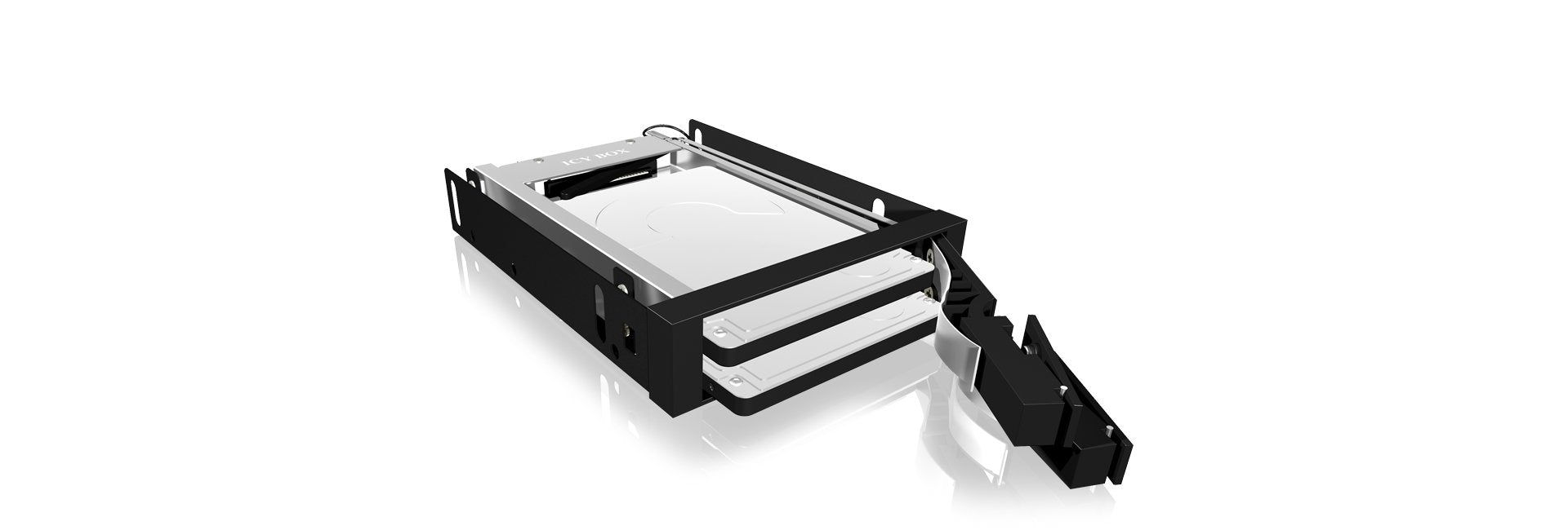 EAN 4250078189633 - ICY BOX IB-2227StS 8,89 cm (3.5") Bandeja para disco duro Negro imagen 1