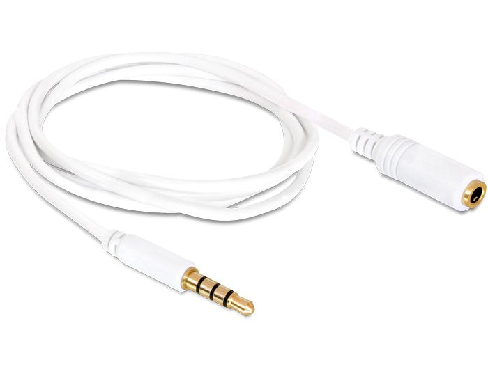 EAN 4043619847174 - DeLOCK 84717 cable de audio 0,5 m 3,5mm Blanco imagen 2