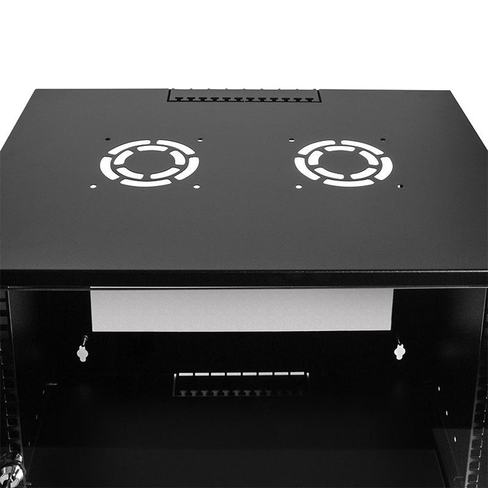 EAN 8698800003622 - LogiLink W04C55B armario rack 4U Bastidor de pared Negro imagen 5