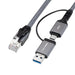 EAN 5715063466858 - Microconnect MC-RJ45USBC-02 cambiador de género para cable USB-A / USB-C RJ45 Negro imagen 1