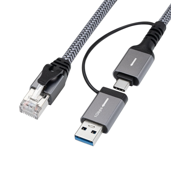 EAN 5715063466841 - Microconnect MC-RJ45USBC-01 cambiador de género para cable USB-A / USB-C RJ45 Negro imagen 1