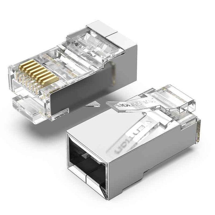 EAN 6922794744295 - Vention IDGR0-100 cambiador de género para cable RJ-45 Transparente imagen 1