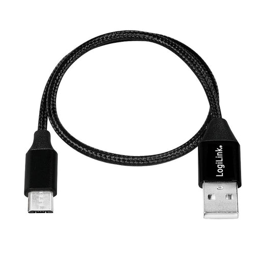 EAN 4052792052701 - LogiLink CU0143 cable USB USB 2.0 0,3 m USB A Micro-USB B Negro imagen 2