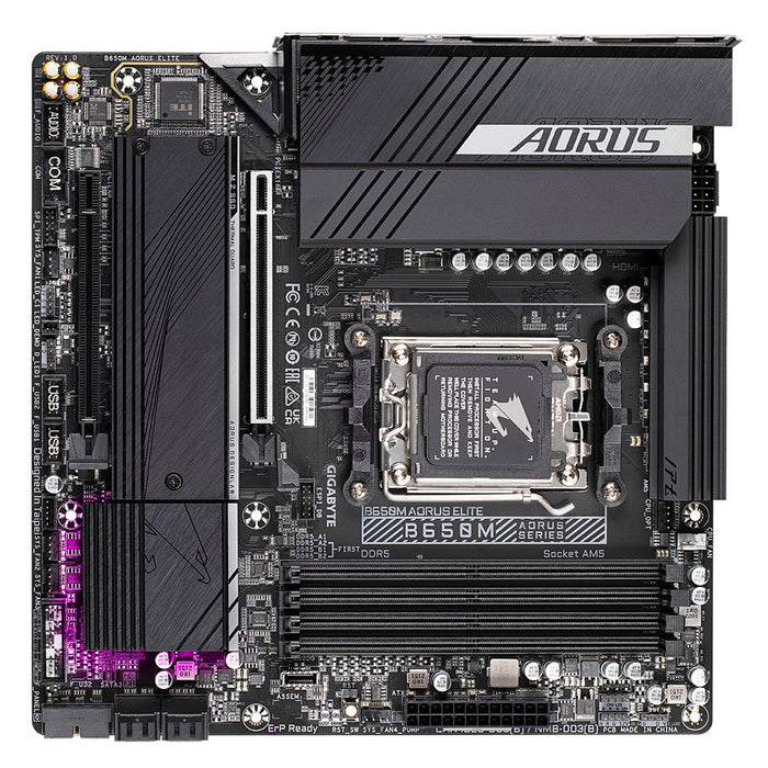 EAN 4719331849818 - GIGABYTE B650M AORUS ELITE placa base AMD B650 Zócalo AM5 ATX imagen 3