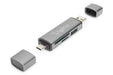 EAN 4016032464464 - Digitus DA-70886 lector de tarjeta USB 3.2 Gen 1 (3.1 Gen 1) Type-A/Type-C Aluminio imagen 3