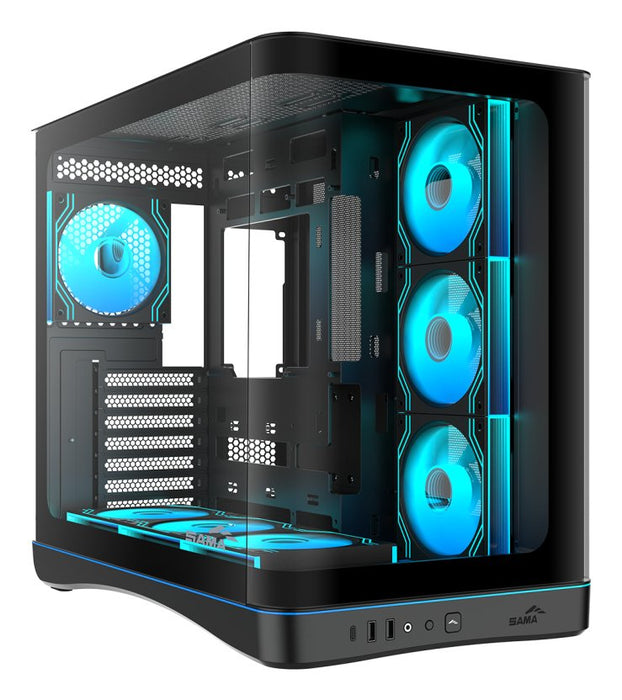 EAN 6930788487356 - SAMA Gears V62 Midi Tower Negro imagen 1
