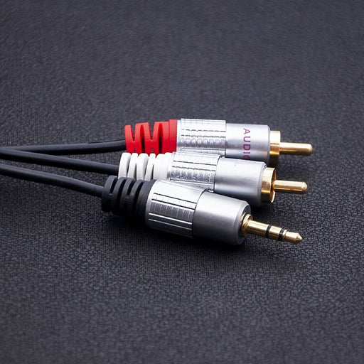 EAN 5901878523392 - Qoltec 52339 cable de audio 1 m 2 x RCA 3,5mm Negro imagen 2