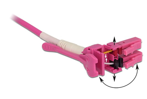EAN 4043619851331 - DeLOCK 85133 Cable de fibra óptica e InfiniBand 2 m LC Rosa imagen 2