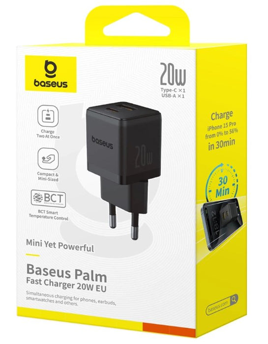 EAN 6932172672737 - Baseus Palm Universal Negro Corriente alterna Carga rápida Interior imagen 4