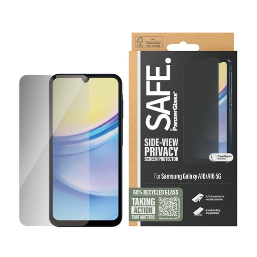 EAN 5715685014932 - PanzerGlass SAFE. by ® Privacy Screen Protector Samsung Galaxy A16 | A16 5G | Ultra-Wide Fit Protector de imagen 2