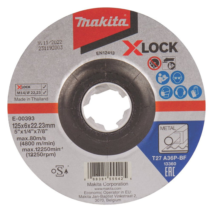 EAN 0088381555425 - Makita E-00393 accesorio para amoladora angular Disco de desbaste imagen 1