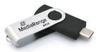 EAN 4260664879473 - MediaRange MR1953 unidad flash USB 64 GB USB Tipo C 3.2 Gen 1 (3.1 Gen 1) Negro, Plata imagen 1