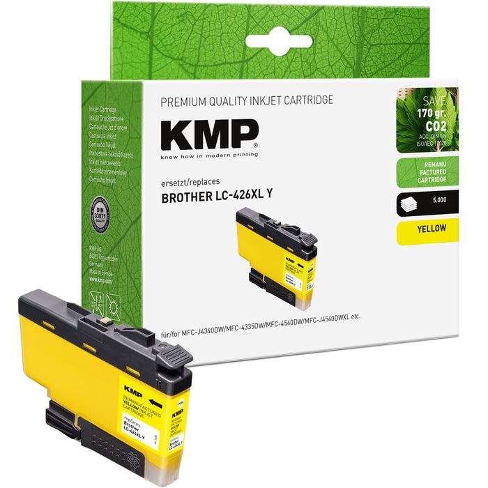 EAN 4011324002614 - KMP 1550,4009 cartucho de tinta 1 pieza(s) Compatible High (L) Yield Amarillo imagen 1