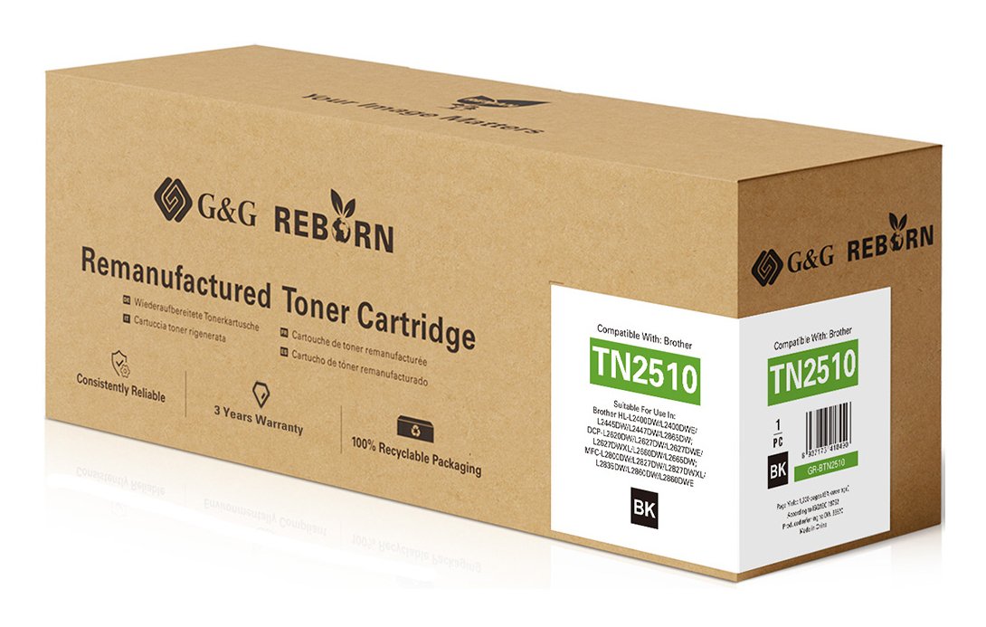 EAN 6937173418506 - G&G 21813 cartucho de tóner 1 pieza(s) Compatible Negro imagen 3